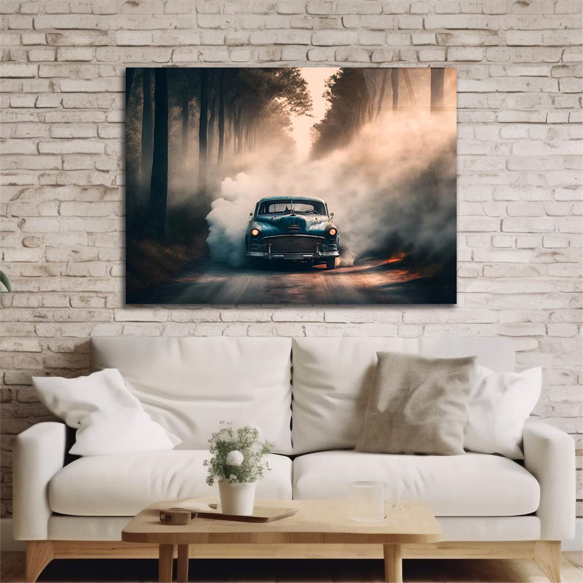 Yatay DoğaTemalı Cam Tablo 369