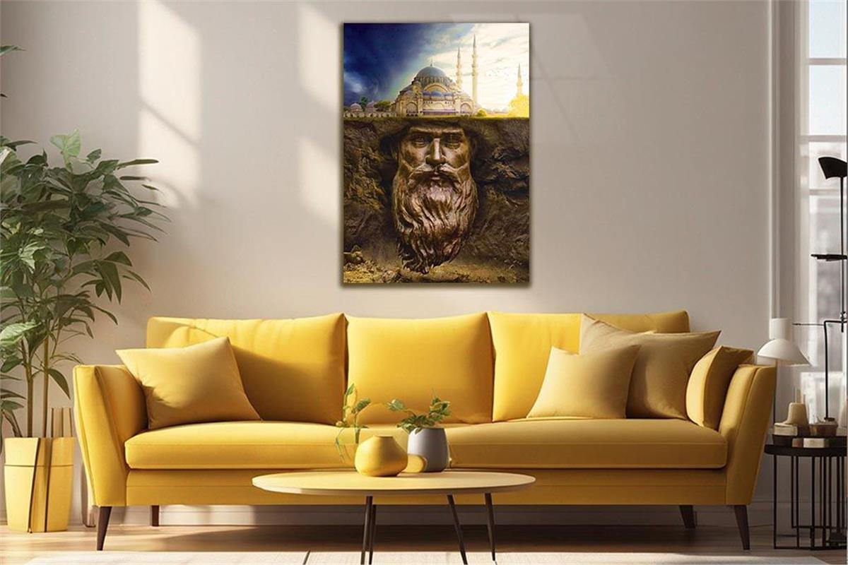 Architect Sinan Glass Wall Art