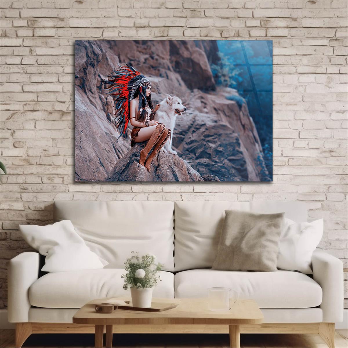 Tempered Glasss Wall Arts Natured-Themed