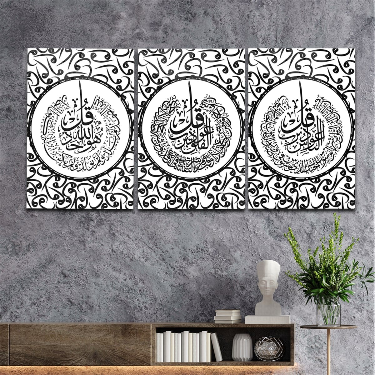 DİNİ TEMALI CAM TABLO SETİ