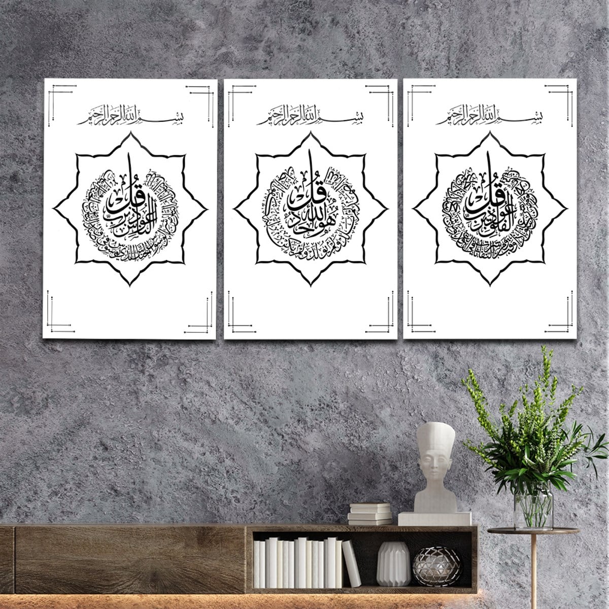 DİNİ TEMALI CAM TABLO SETİ