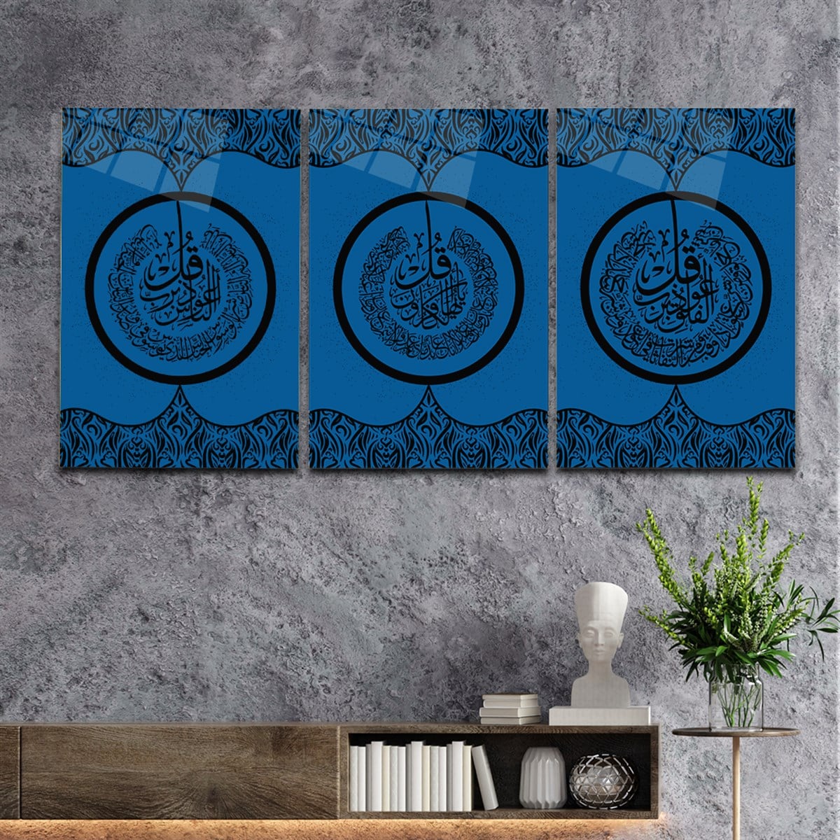 DİNİ TEMALI CAM TABLO SETİ