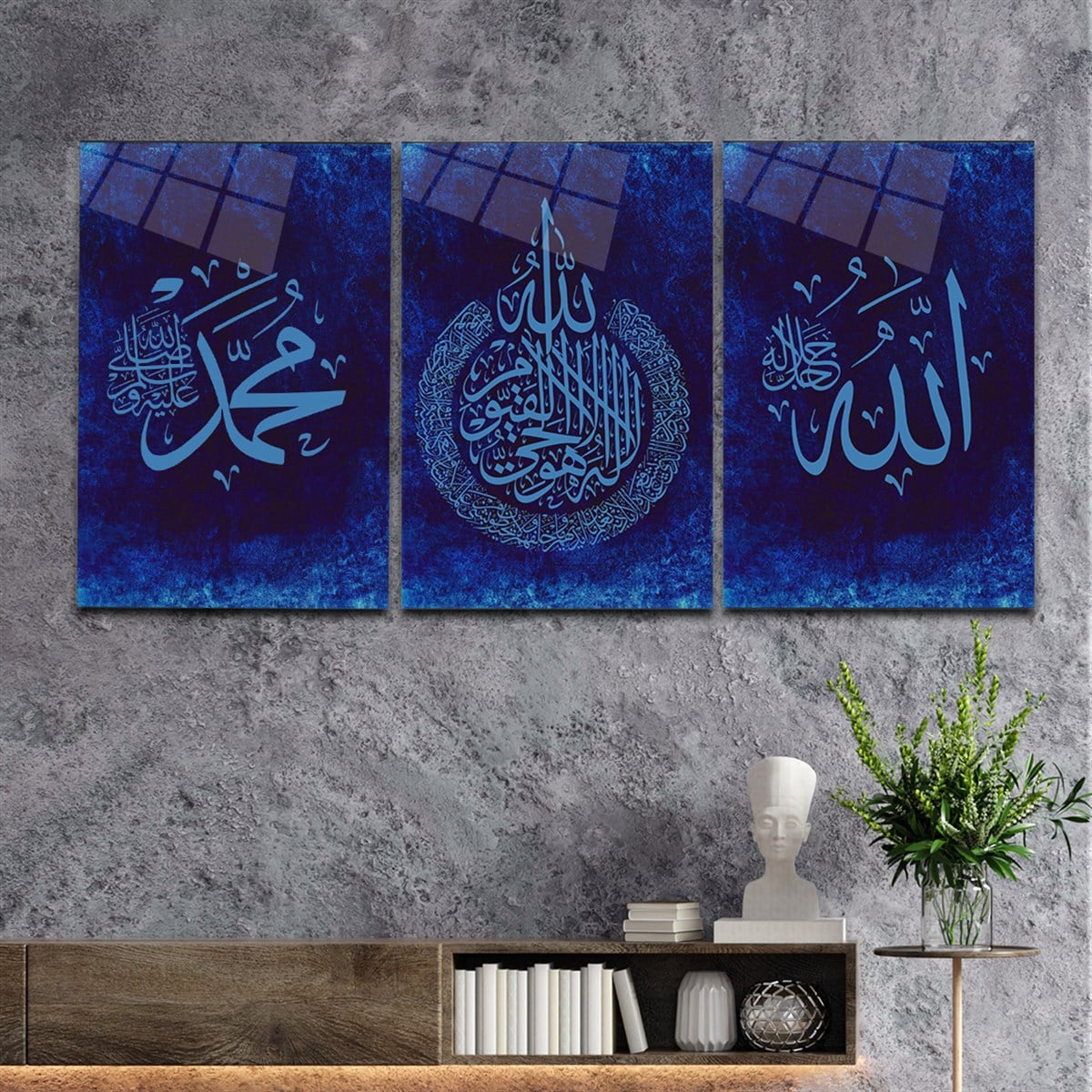 DİNİ TEMALI CAM TABLO SETİ