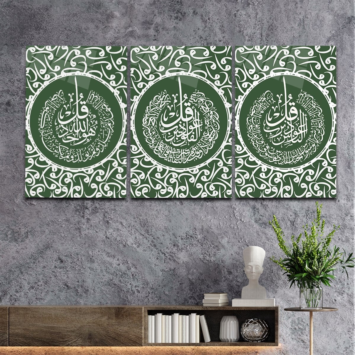 DİNİ TEMALI CAM TABLO SETİ