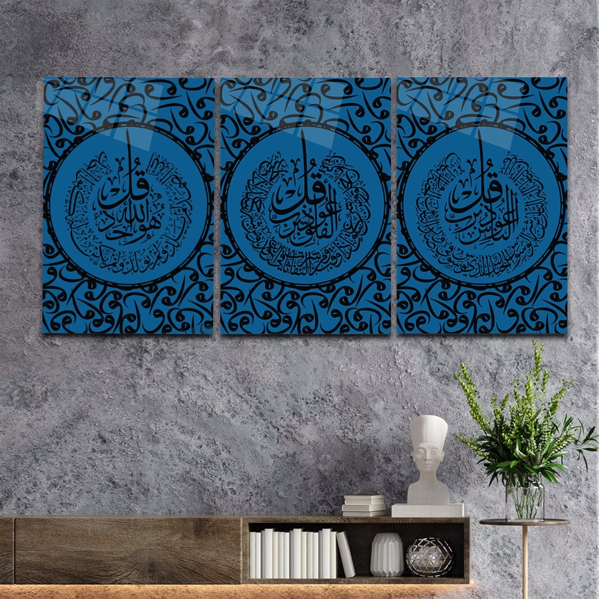 DİNİ TEMALI CAM TABLO SETİ