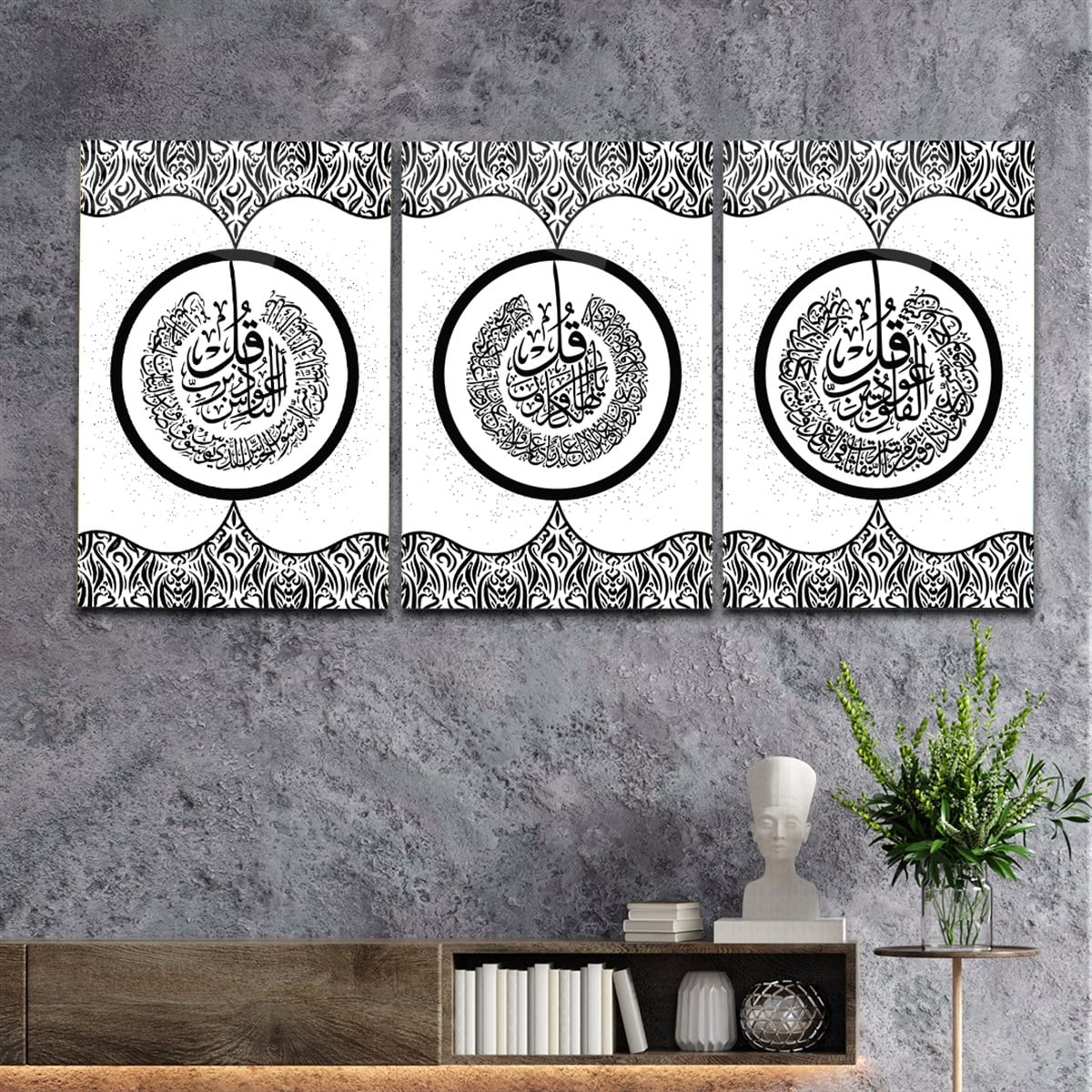 DİNİ TEMALI CAM TABLO SETİ