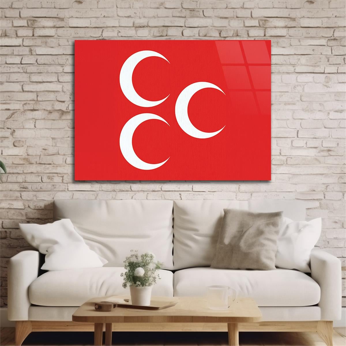 Tempered Glasss Wall Arts National-Themed