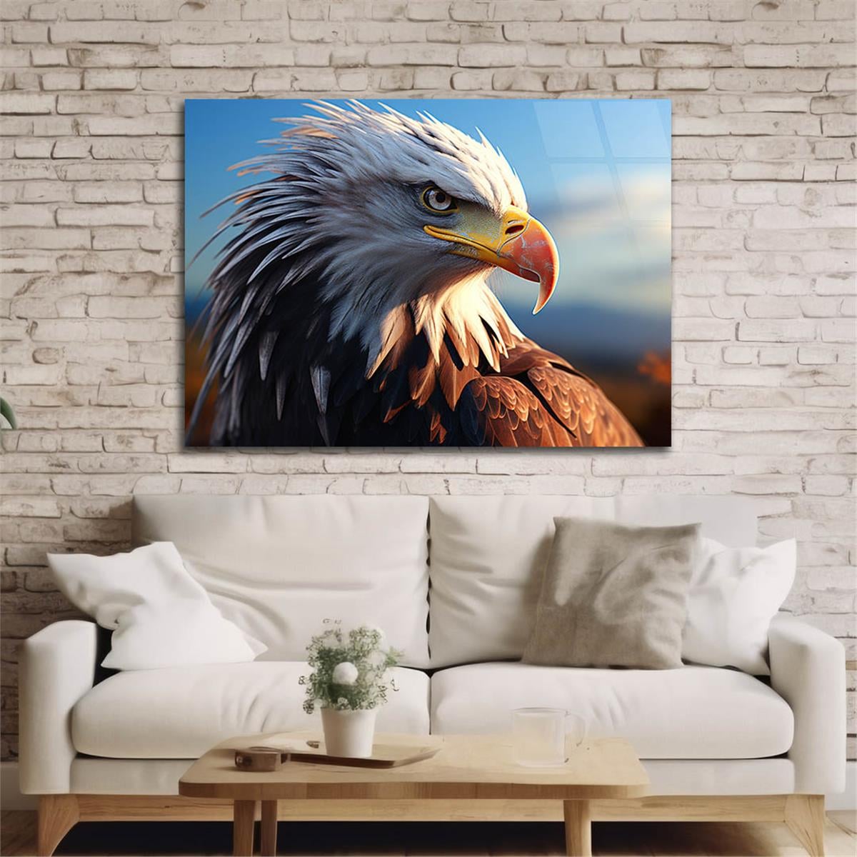 Yatay DoğaTemalı Cam Tablo 344