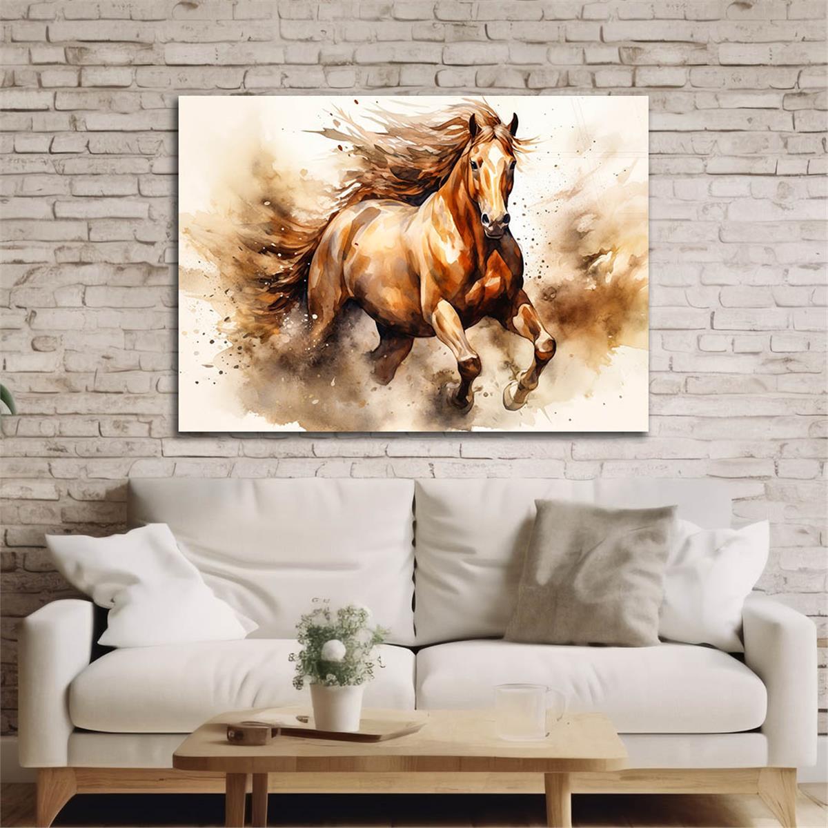 Yatay Doğa Temalı Cam Tablo 546