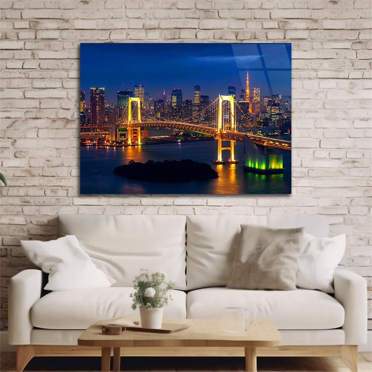 Yatay DoğaTemalı Cam Tablo 333