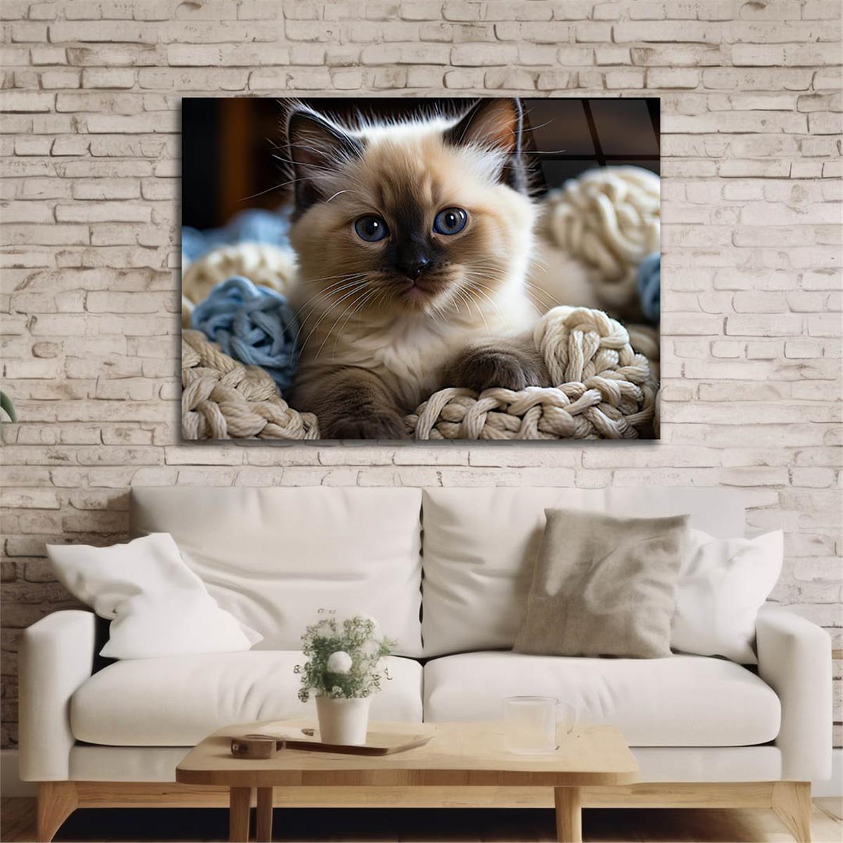 Yatay Doğa Temalı Cam Tablo 562