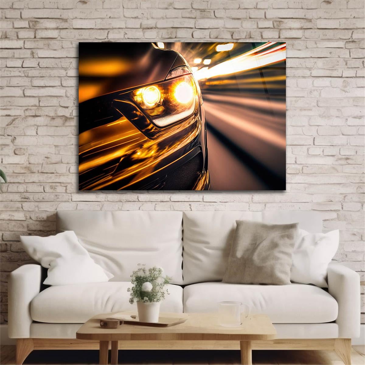 Yatay DoğaTemalı Cam Tablo 370