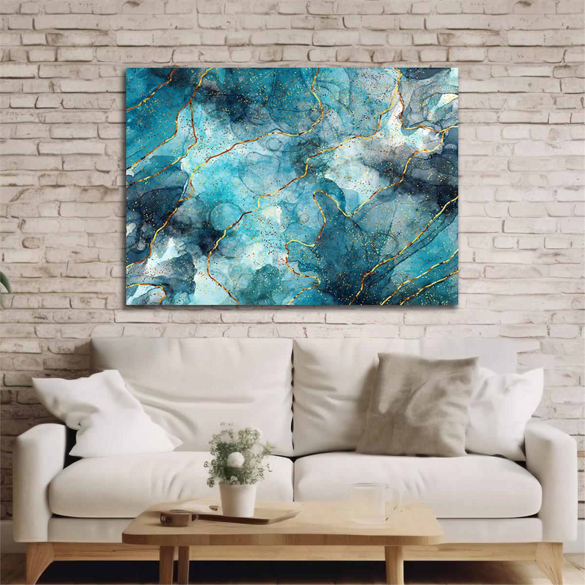 Horizontal Art-Themed Tempered Glass Wall Art 517