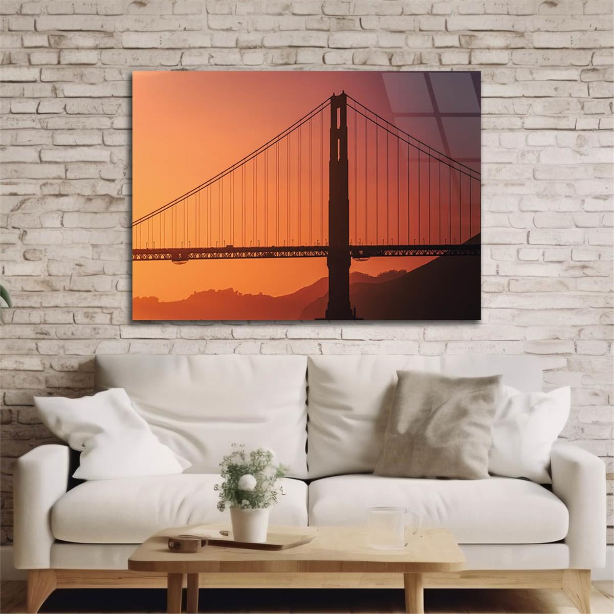 Tempered Glasss Wall Arts Natured-Themed