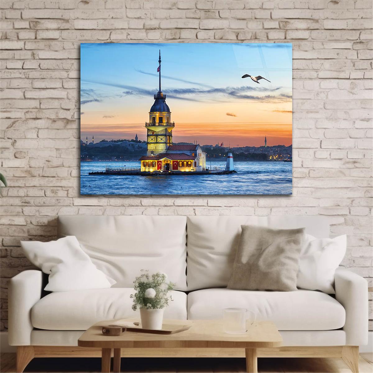 Tempered Glasss Wall Arts Natured-Themed