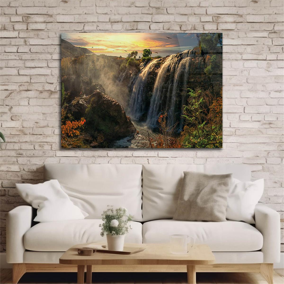 Tempered Glasss Wall Arts Natured-Themed