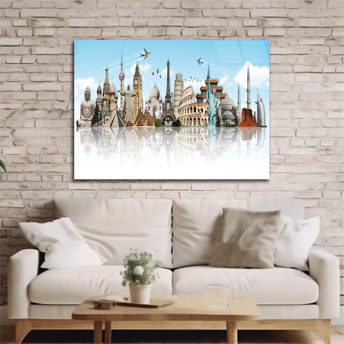 Tempered Glasss Wall Arts Art-Themed