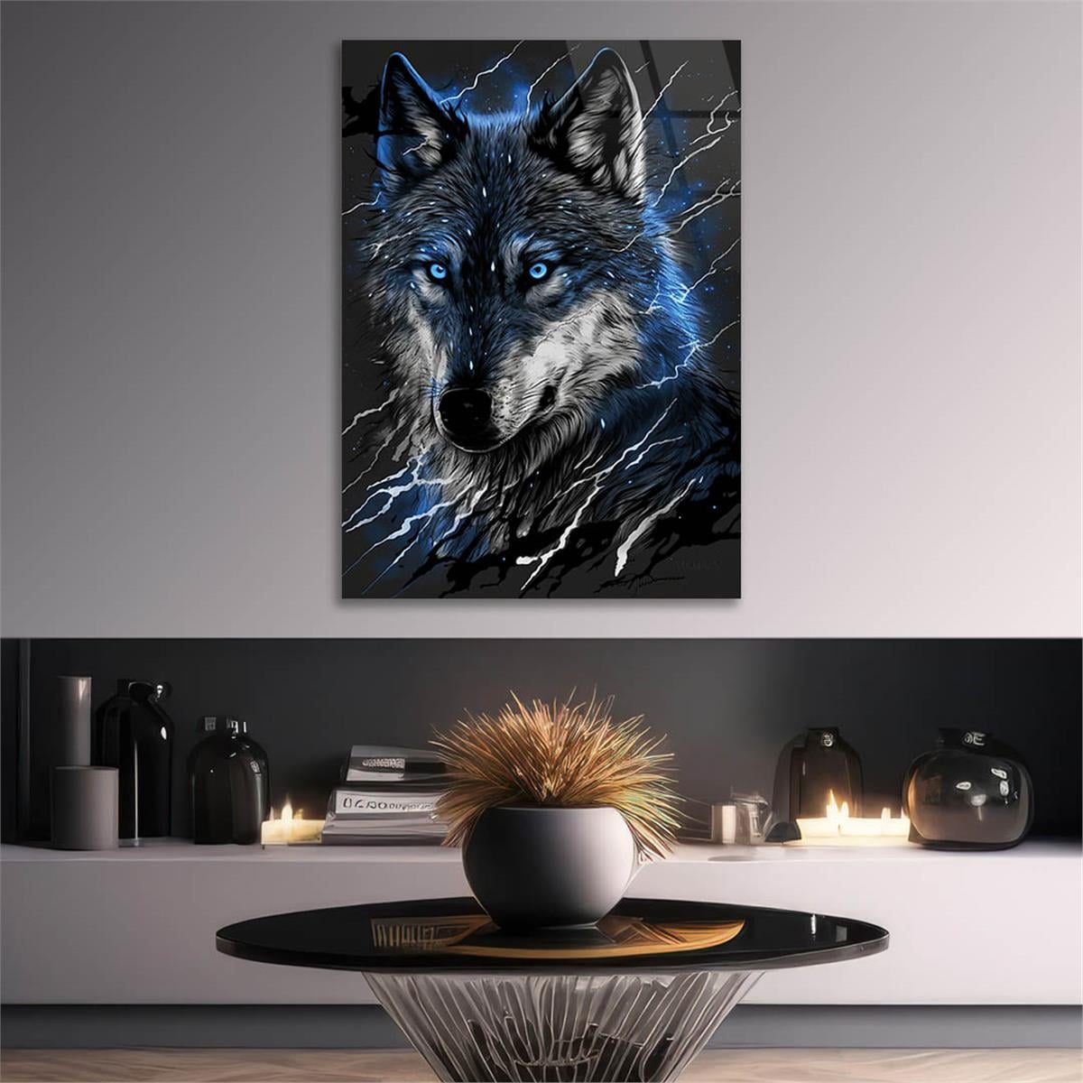 Verticale Gehard Glasschilderij Natuur Thema 193