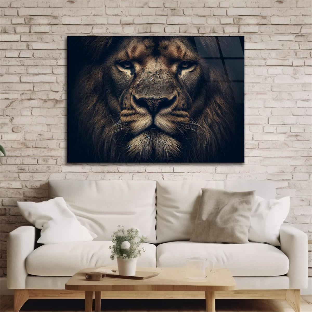 Yatay Doğa Temalı Cam Tablo 442