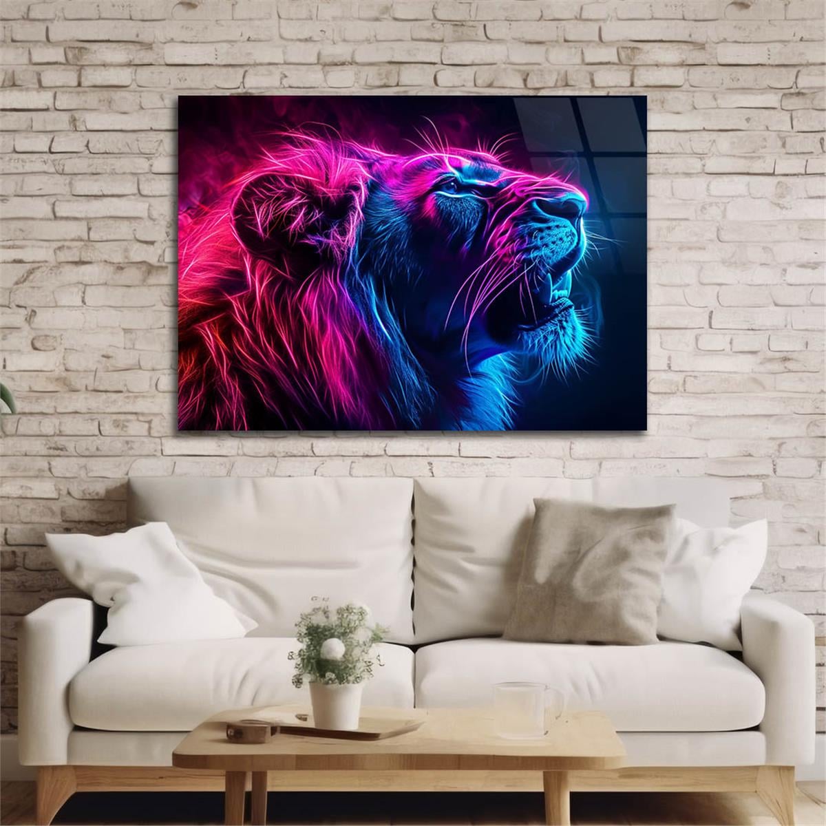 Yatay Doğa Temalı Cam Tablo 517