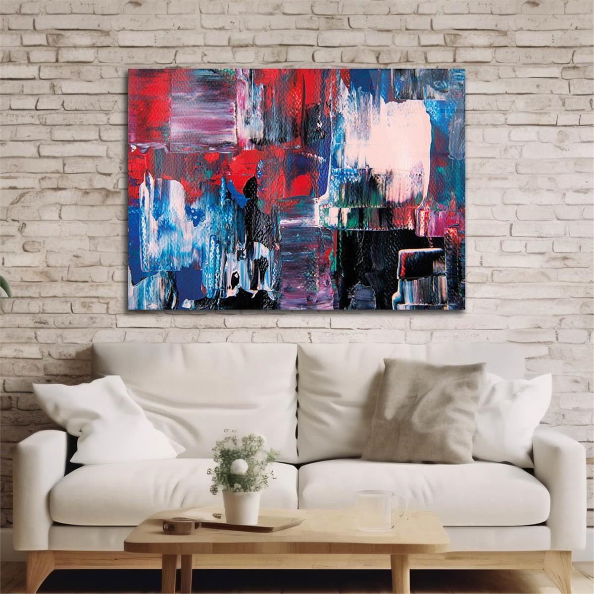 Horizontal Art-Themed Tempered Glass Wall Art 307