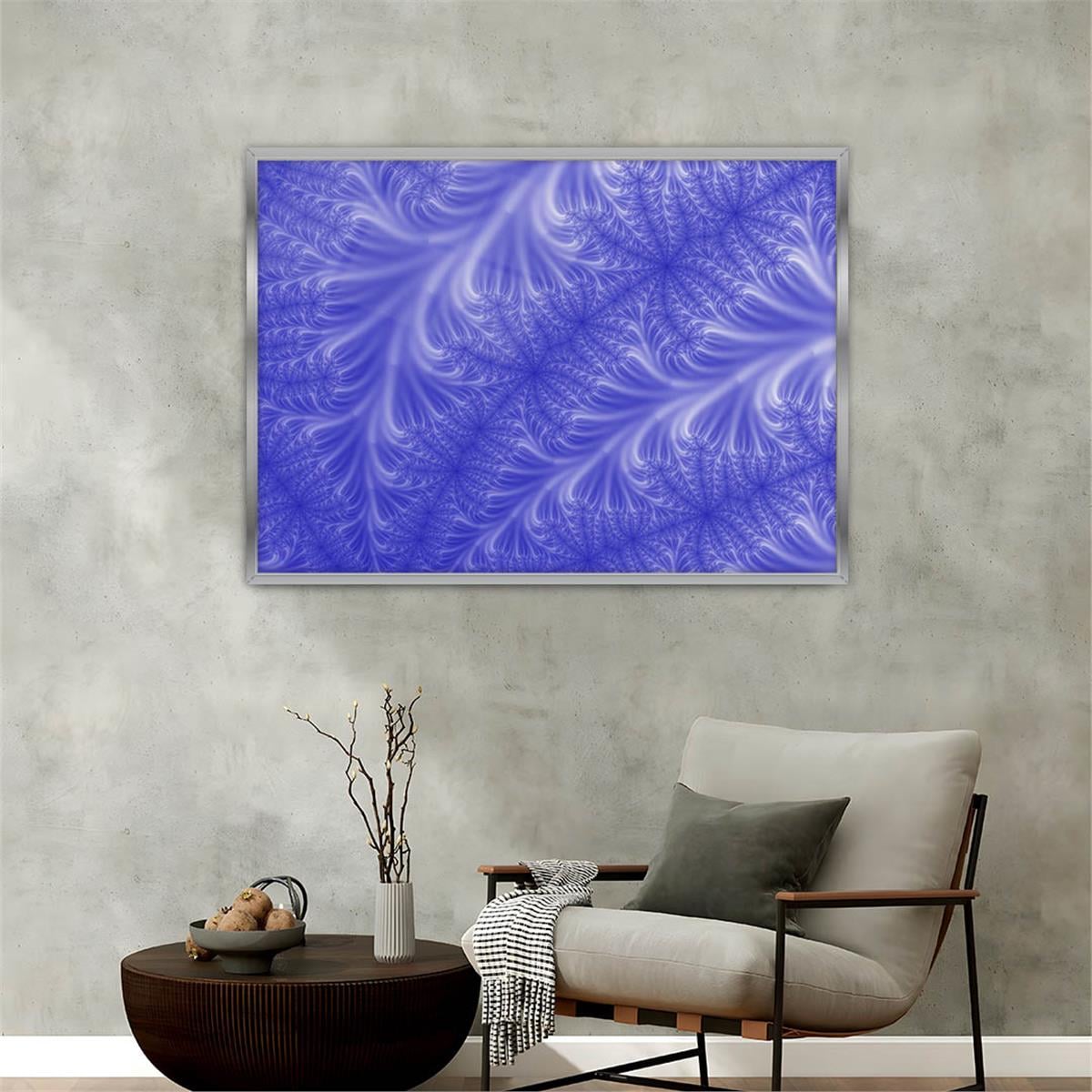 Aluminum-Framed Natured-Themed Tempered Glass Wall Art 089