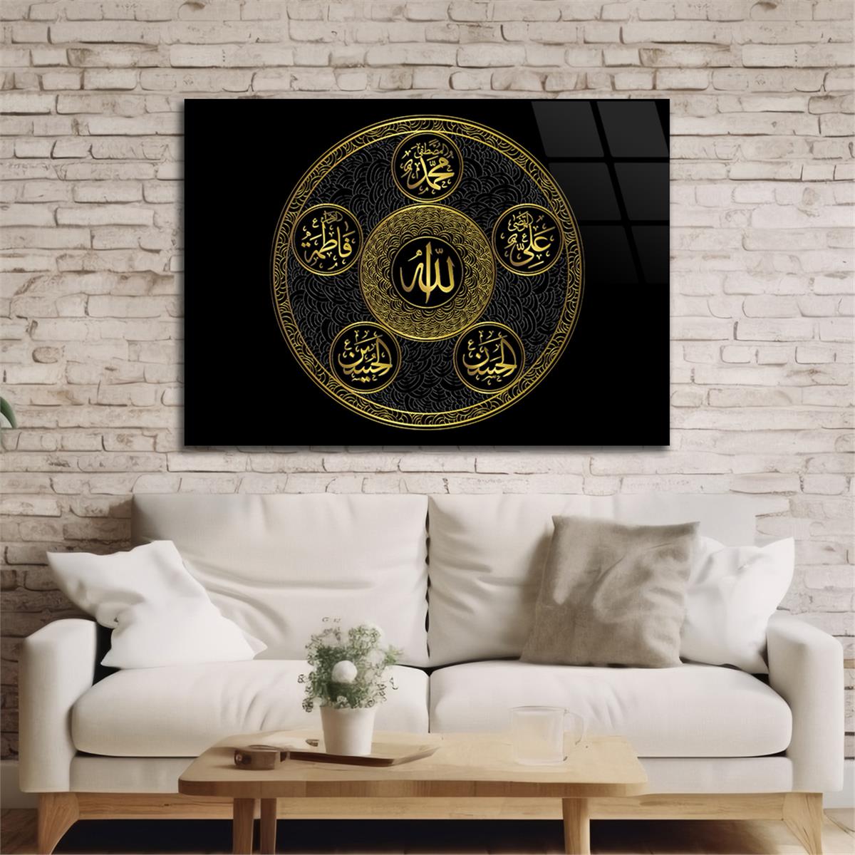 Tempered Glasss Wall Arts Religious-Themed