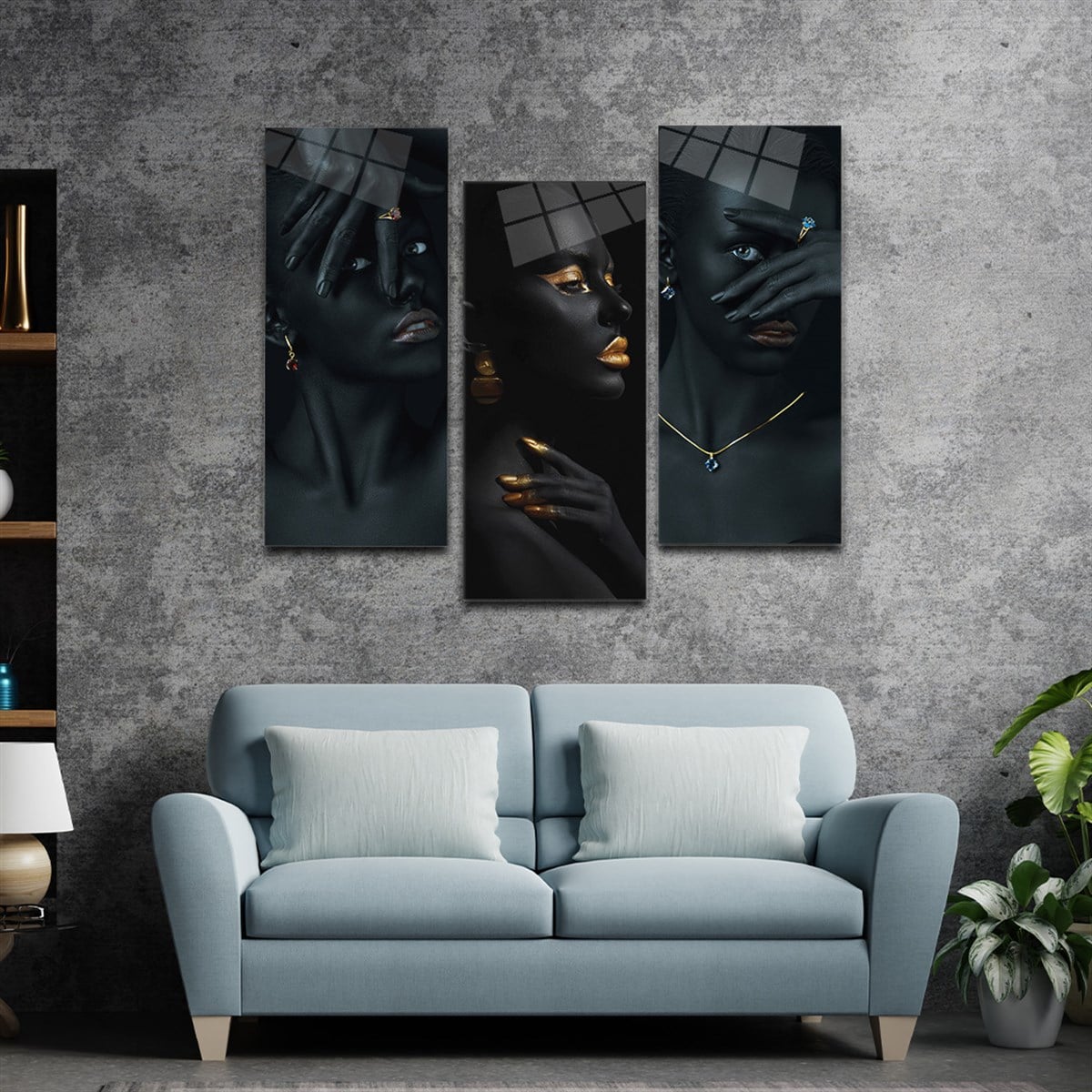 لوحة زجاجية بانورامية مكونة من مجموعة