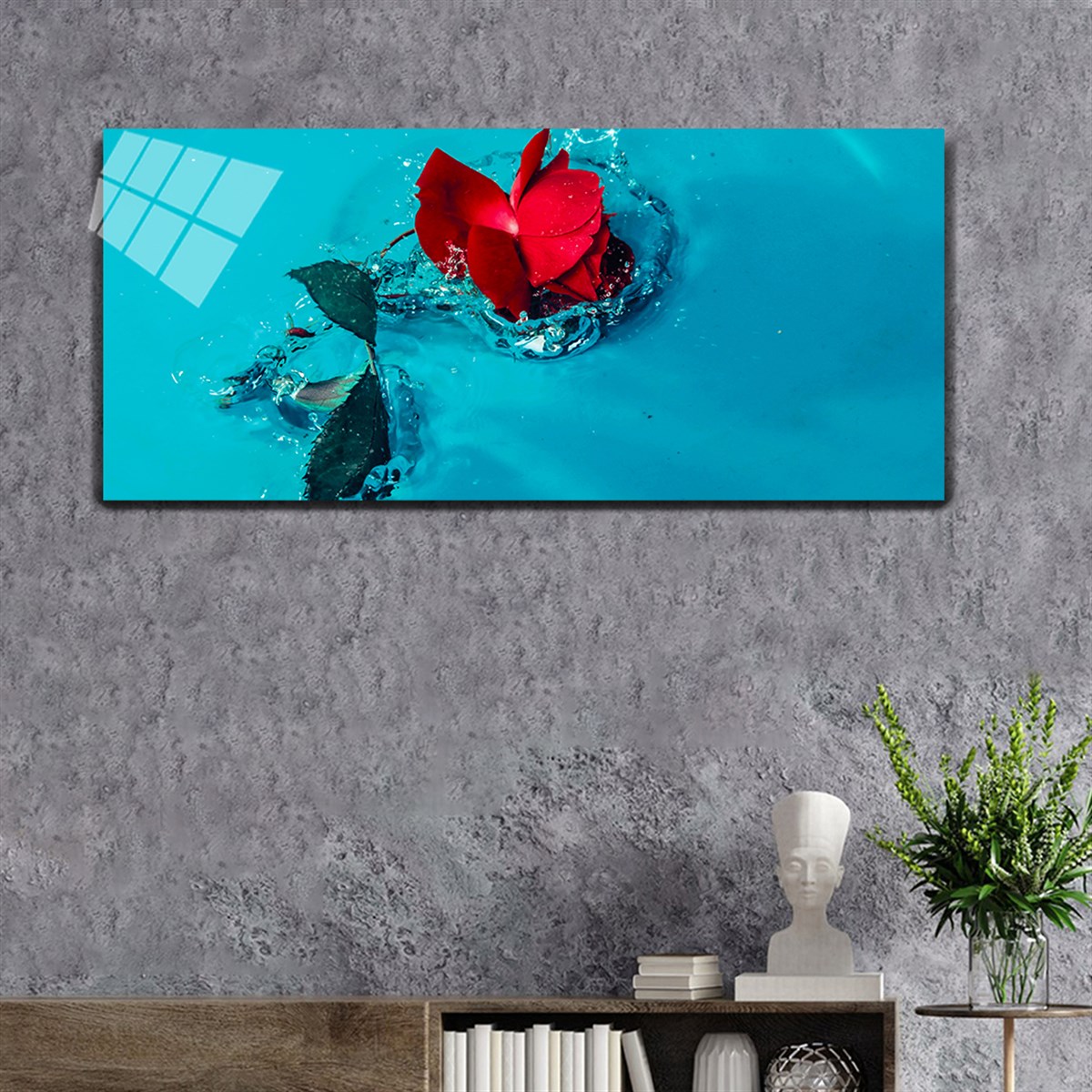 لوحة زجاجية بانورامية مكونة من مجموعة