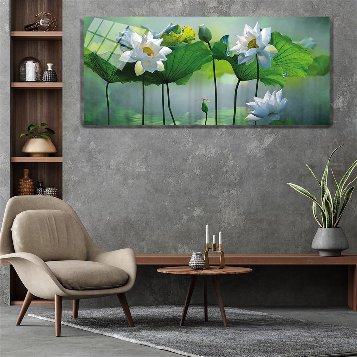 لوحة زجاجية بانورامية مكونة من مجموعة