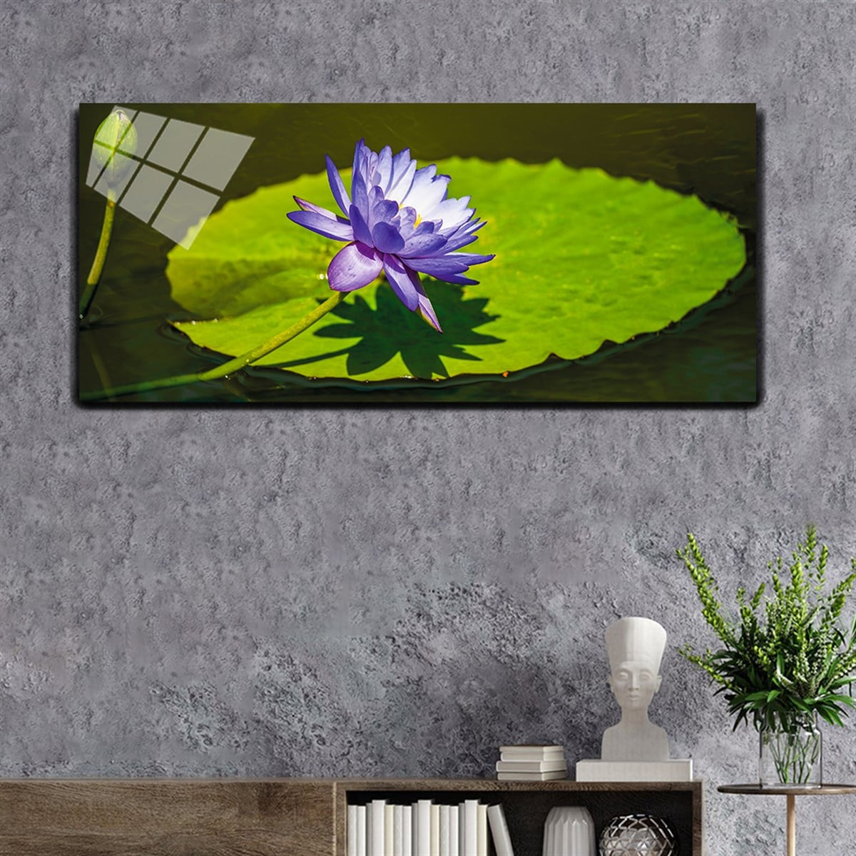 Ensemble de Tableaux panoramique  en verre