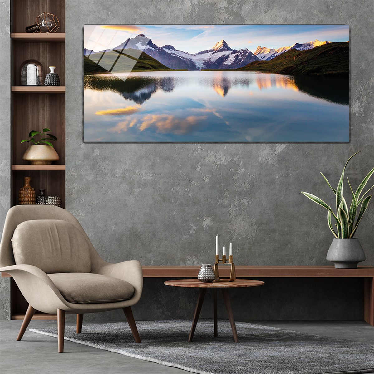 لوحة زجاجية بانورامية مكونة من مجموعة