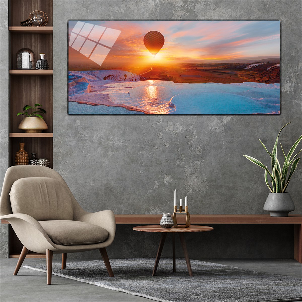 لوحة زجاجية بانورامية مكونة من مجموعة