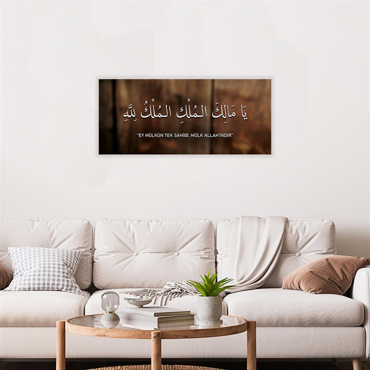 Ensemble de Tableaux panoramique  en verre