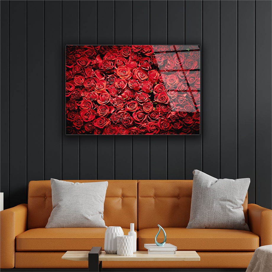 Tempered Glasss Wall Arts Natured-Themed