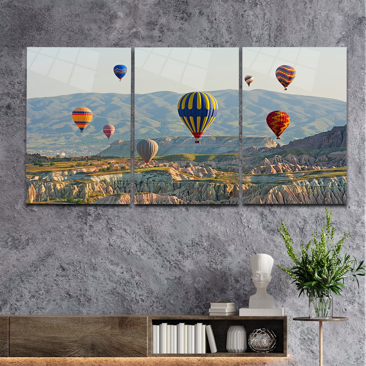 Tempered Glasss Wall Arts Art-Themed Set