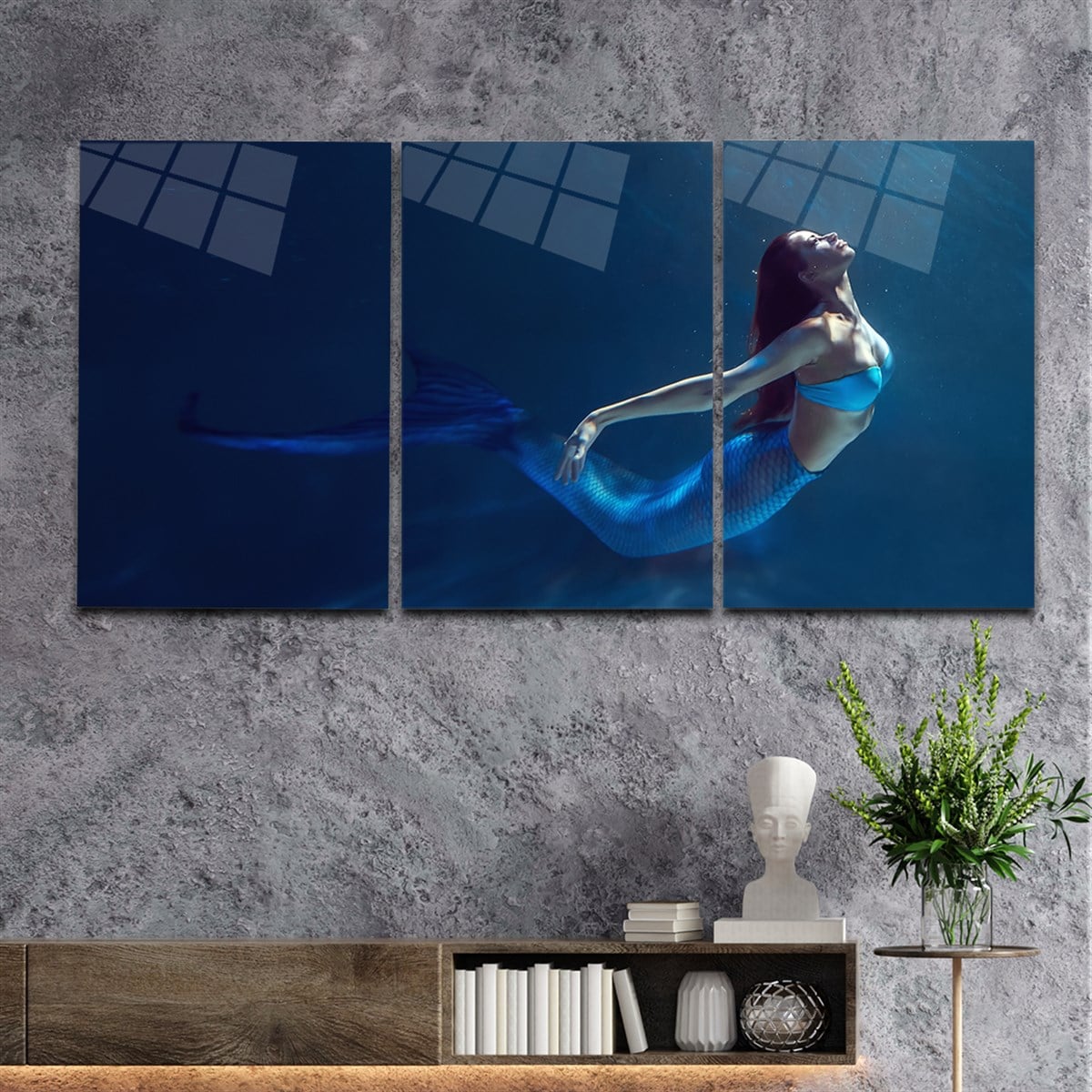 Tempered Glasss Wall Arts Art-Themed Set