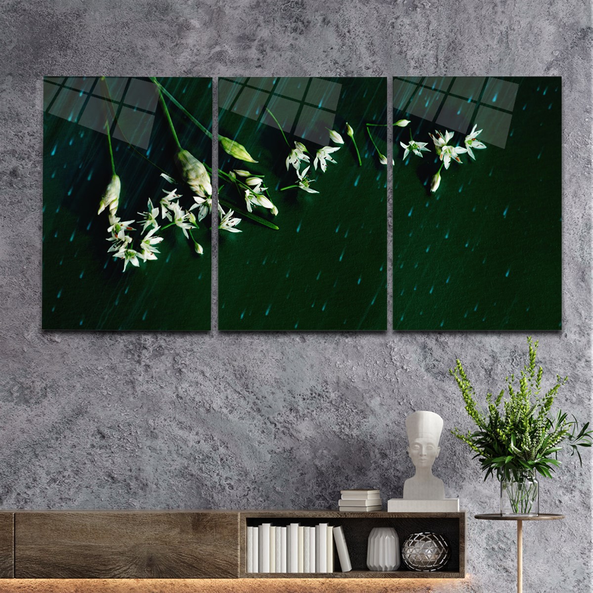 Tempered Glasss Wall Arts Art-Themed Set