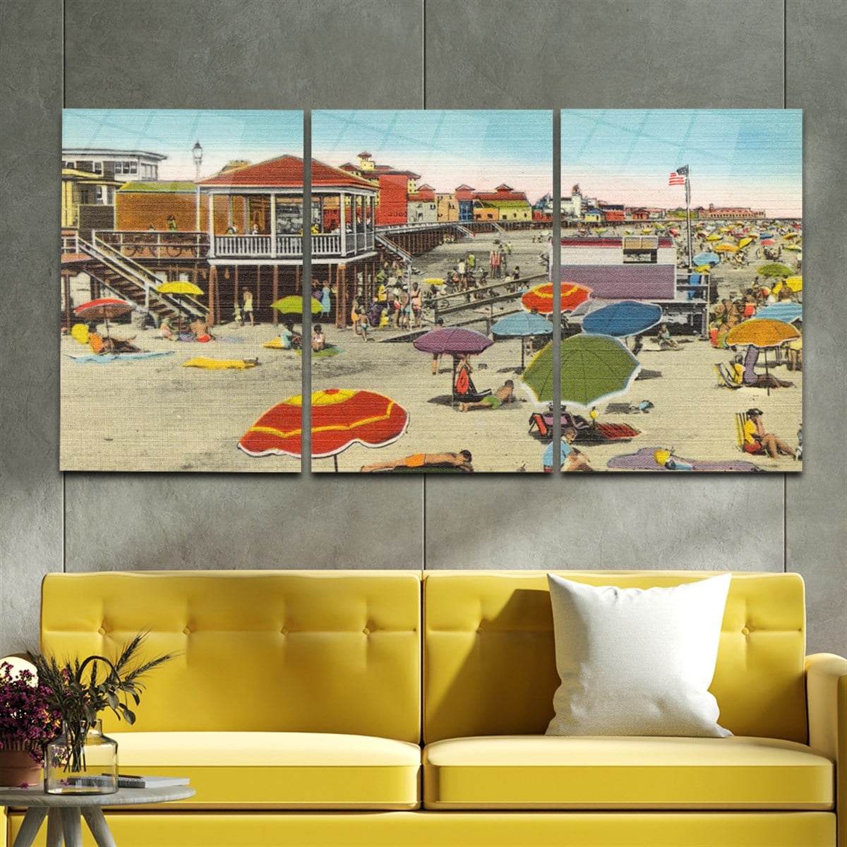 Tempered Glasss Wall Arts Art-Themed Set