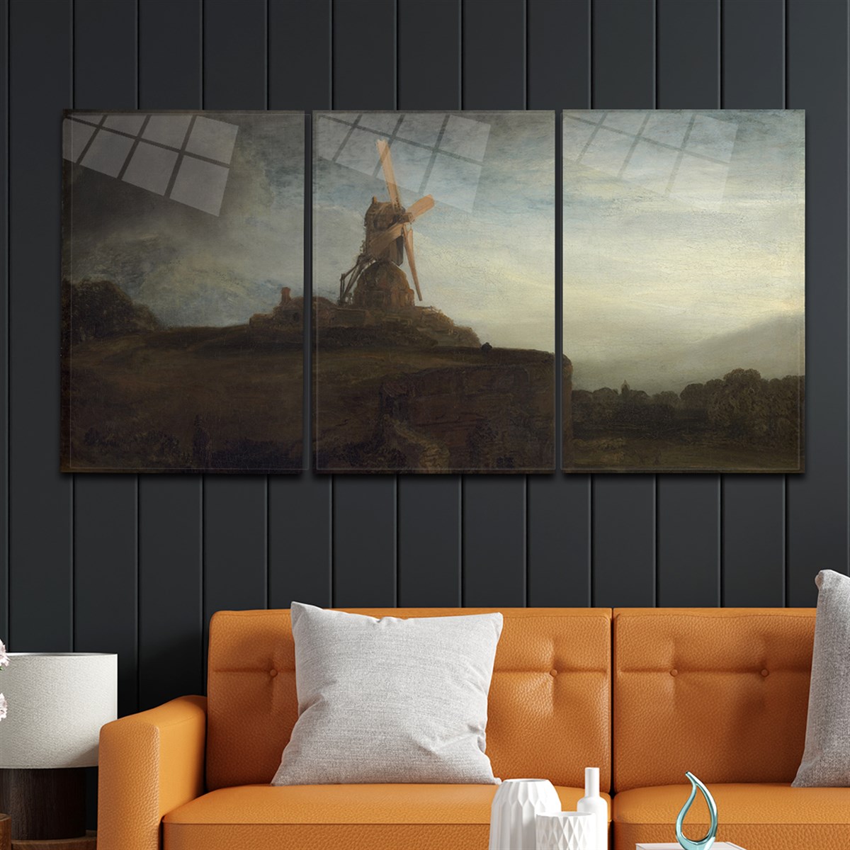 Tempered Glasss Wall Arts Art-Themed Set