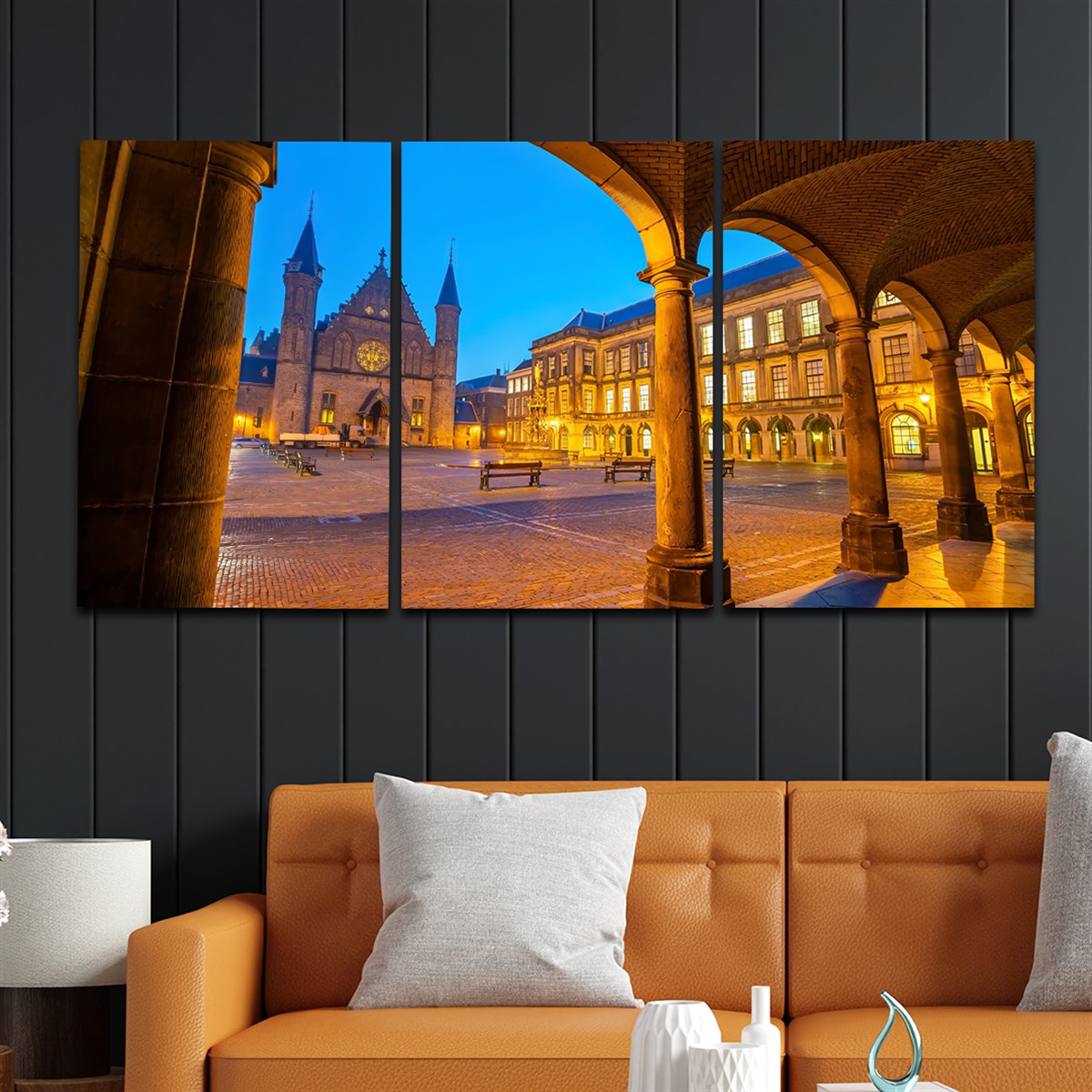 Tempered Glasss Wall Arts Art-Themed Set