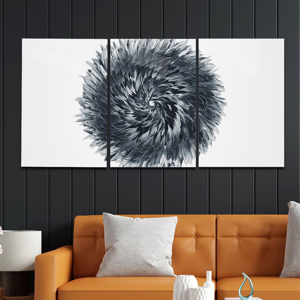 Tempered Glasss Wall Arts Art-Themed Set