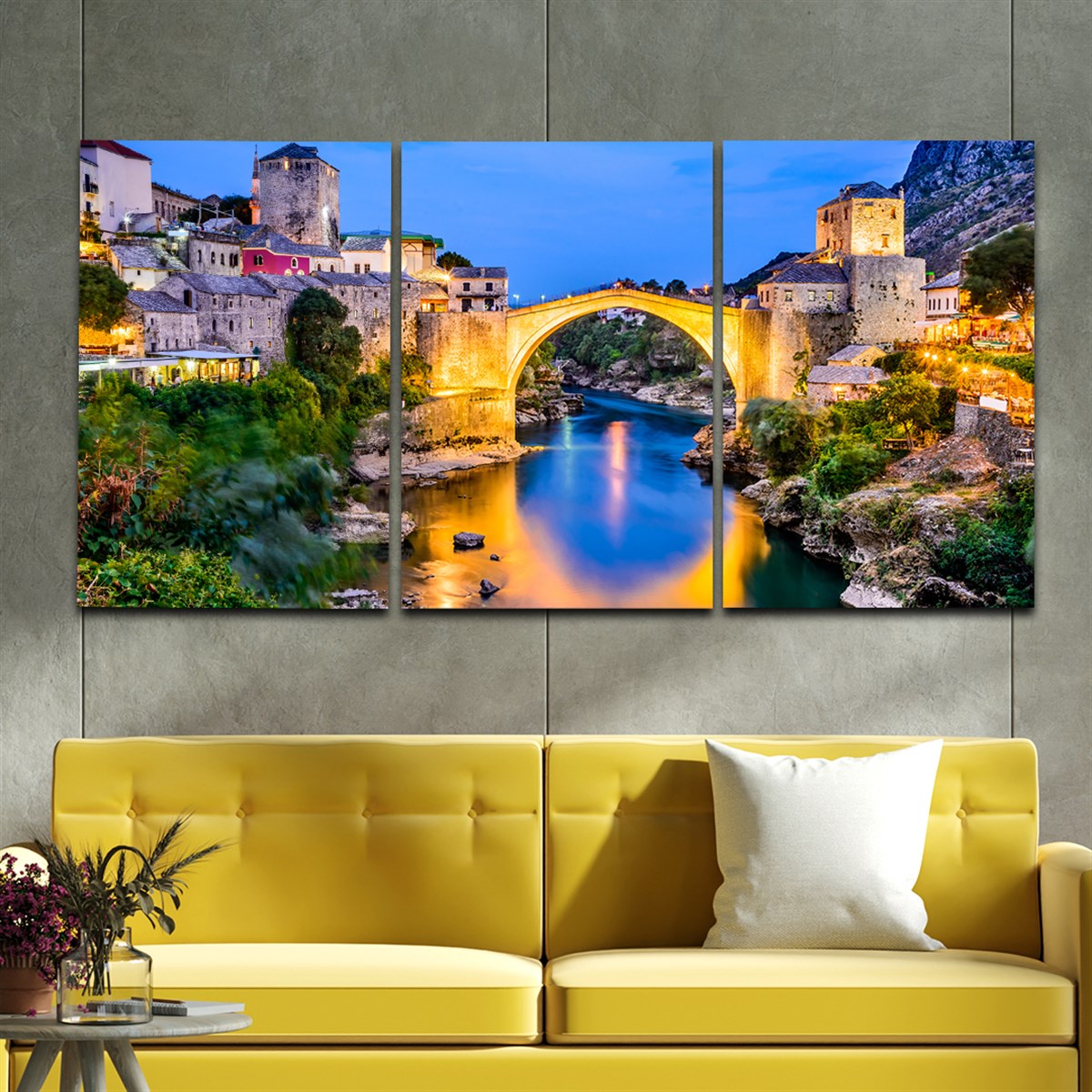 Tempered Glasss Wall Arts Art-Themed Set