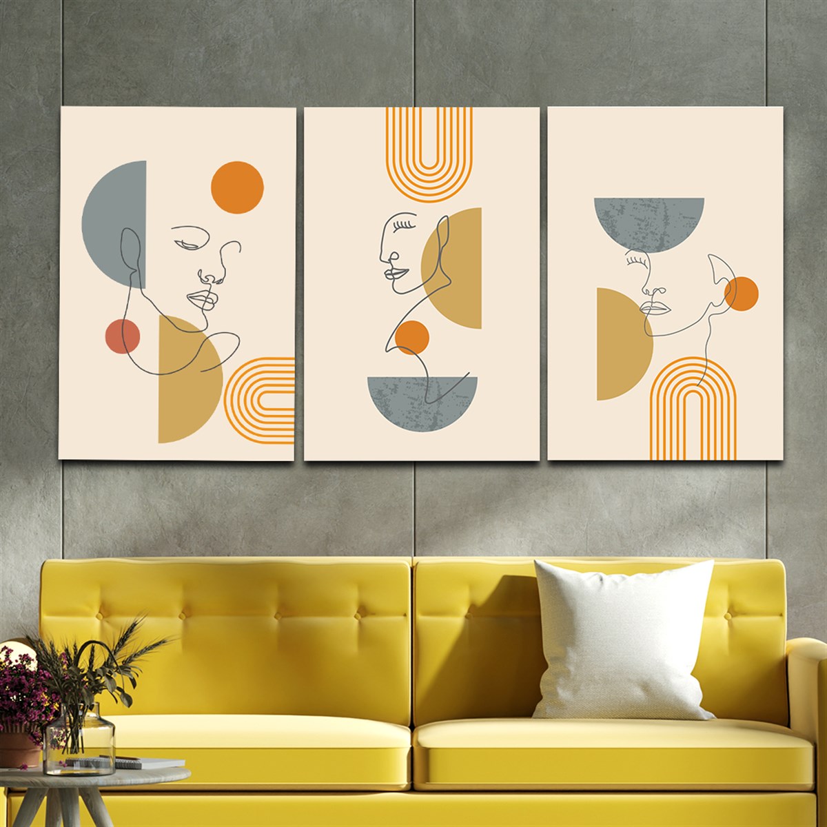 Tempered Glasss Wall Arts Art-Themed Set