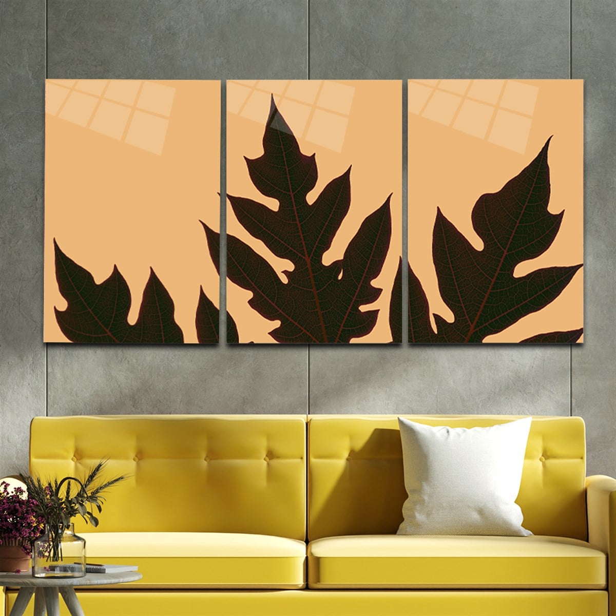 Tempered Glasss Wall Arts Art-Themed Set
