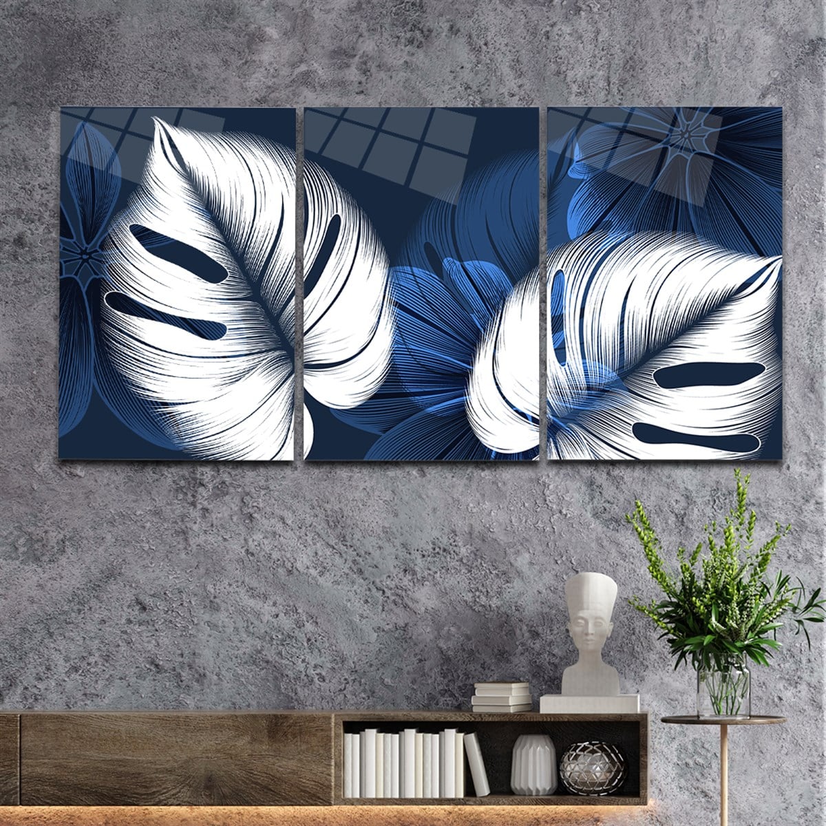 Tempered Glasss Wall Arts Art-Themed Set