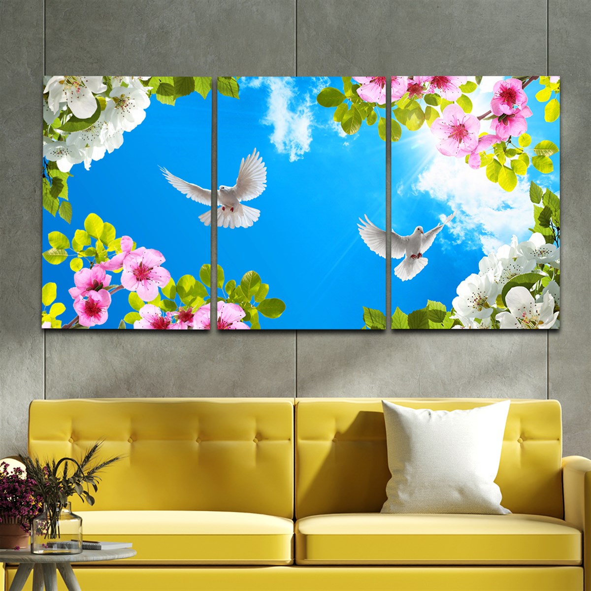 Tempered Glasss Wall Arts Art-Themed Set