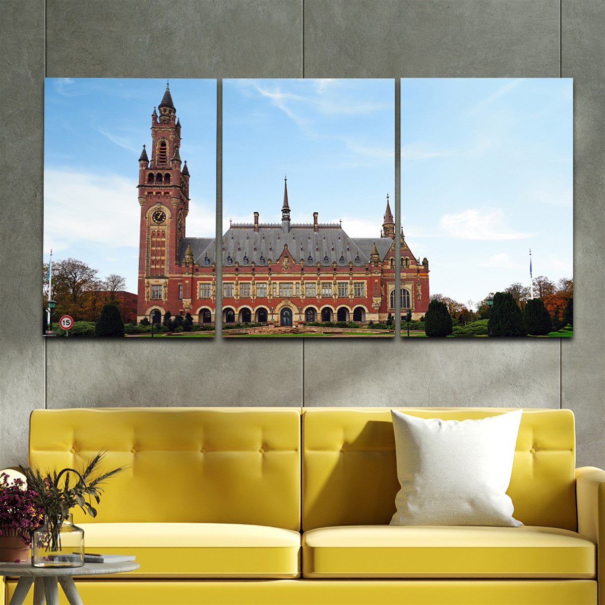 Tempered Glasss Wall Arts Art-Themed Set