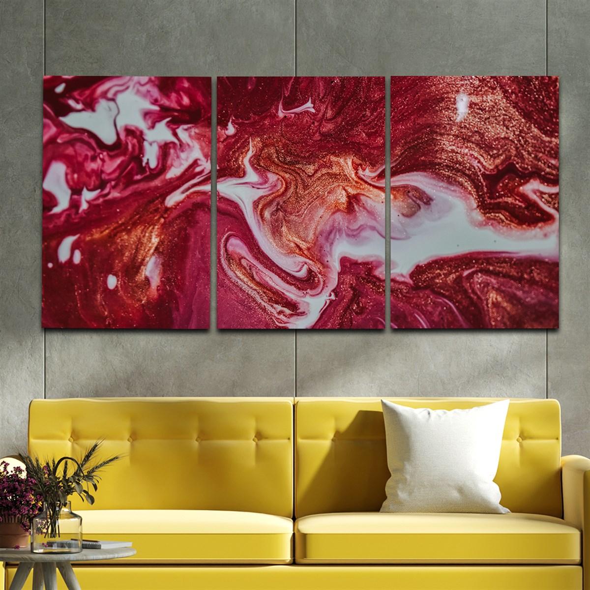 Tempered Glasss Wall Arts Art-Themed Set