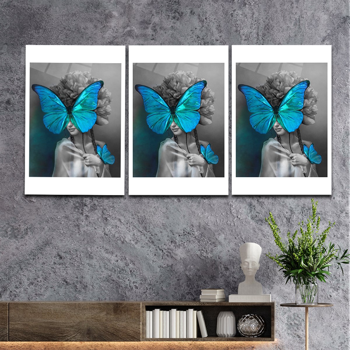 Tempered Glasss Wall Arts Art-Themed Set